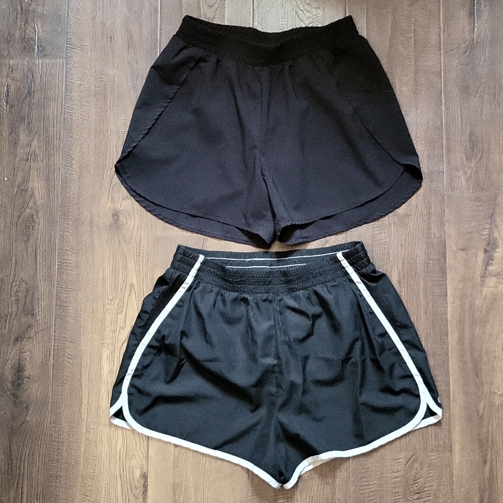 2 Pair Champion & All in Motion Running Athletic Shorts